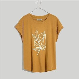 ⭐️5 for $20⭐️ Madewell x Walker Noble Studios Abstract Leaf Asbury Muscle Tee